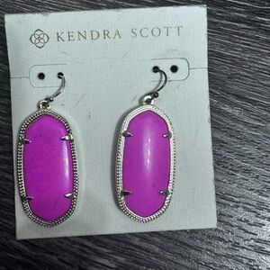 Kendra Scott Pink Drop Earrings